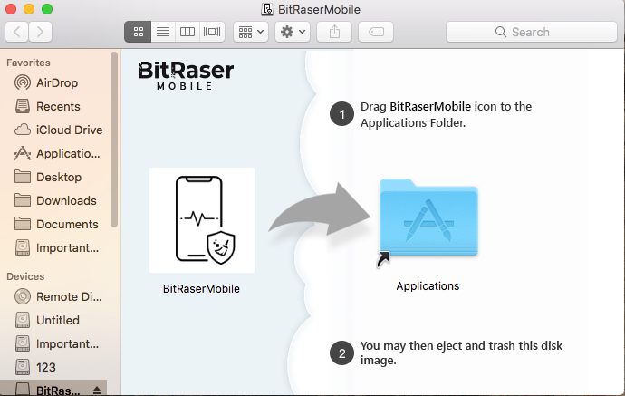 BitRaser-Diagnostics -android-for-mac-screen